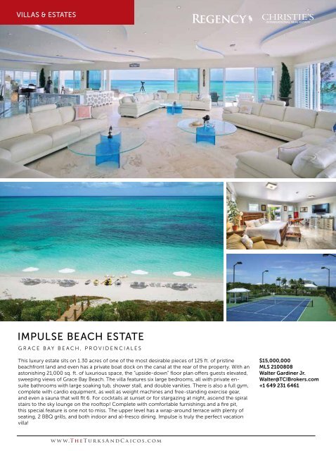 Turks & Caicos Islands Real Estate Winter/Spring 2021/22