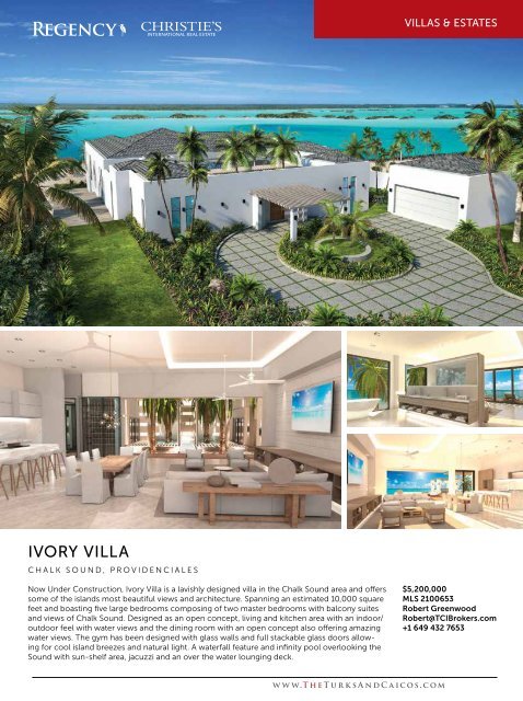 Turks & Caicos Islands Real Estate Winter/Spring 2021/22