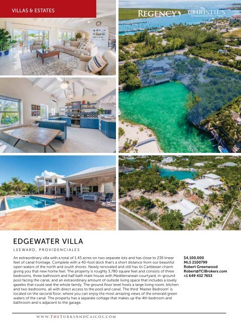 Turks & Caicos Islands Real Estate Winter/Spring 2021/22