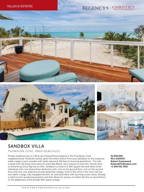 Turks & Caicos Islands Real Estate Winter/Spring 2021/22