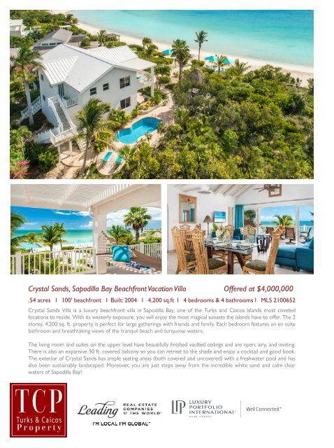 Turks & Caicos Islands Real Estate Winter/Spring 2021/22