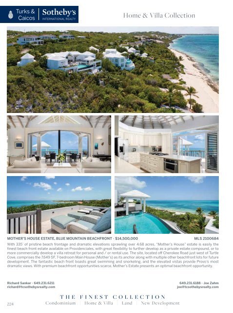 Turks & Caicos Islands Real Estate Winter/Spring 2021/22