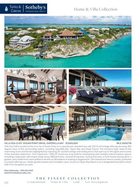 Turks & Caicos Islands Real Estate Winter/Spring 2021/22