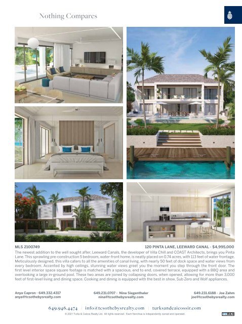 Turks & Caicos Islands Real Estate Winter/Spring 2021/22