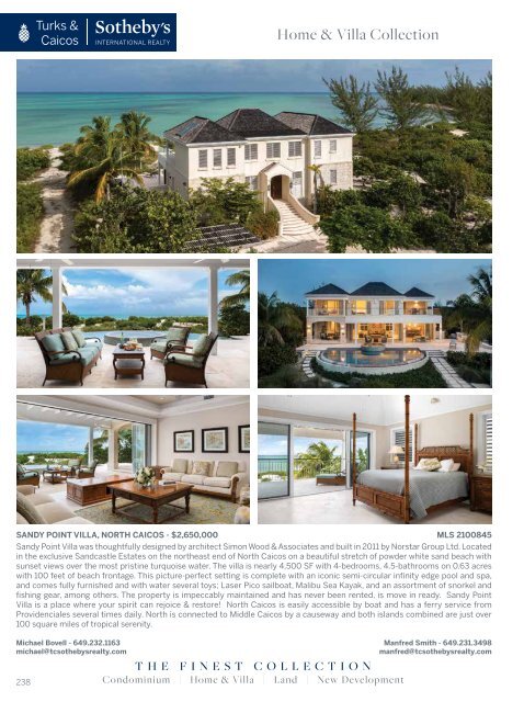 Turks & Caicos Islands Real Estate Winter/Spring 2021/22