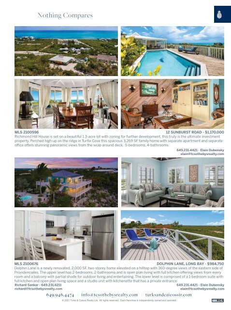 Turks & Caicos Islands Real Estate Winter/Spring 2021/22