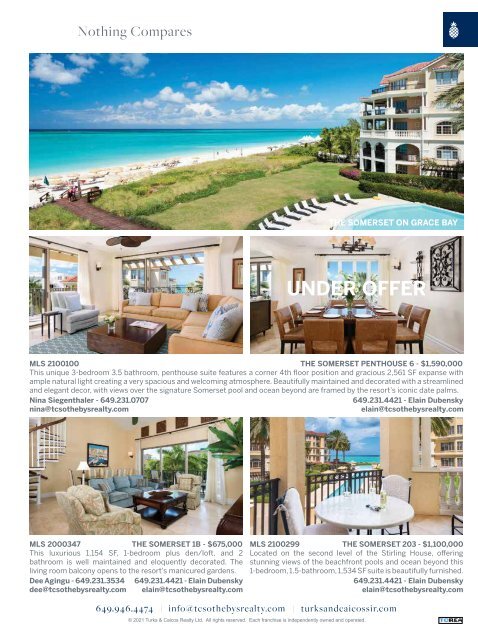 Turks & Caicos Islands Real Estate Winter/Spring 2021/22