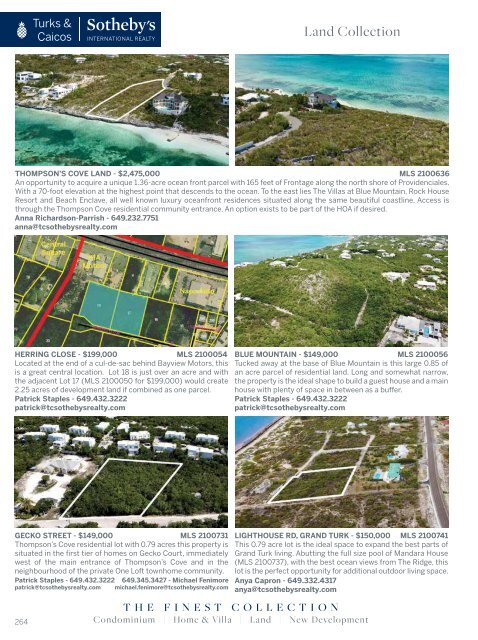 Turks & Caicos Islands Real Estate Winter/Spring 2021/22