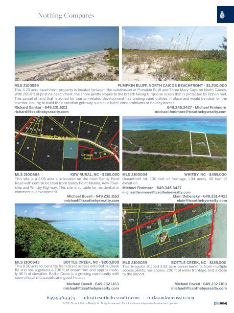 Turks & Caicos Islands Real Estate Winter/Spring 2021/22