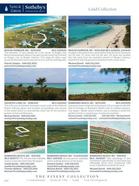 Turks & Caicos Islands Real Estate Winter/Spring 2021/22