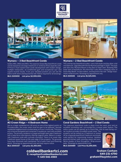 Turks & Caicos Islands Real Estate Winter/Spring 2021/22