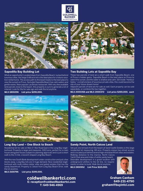 Turks & Caicos Islands Real Estate Winter/Spring 2021/22