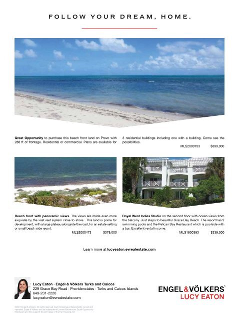 Turks & Caicos Islands Real Estate Winter/Spring 2021/22