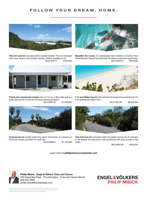 Turks & Caicos Islands Real Estate Winter/Spring 2021/22