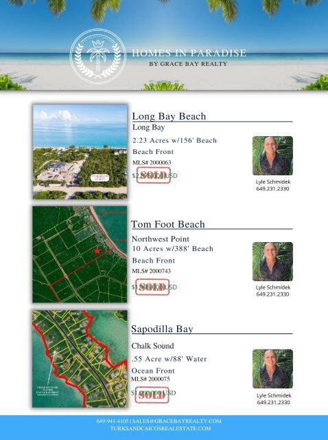 Turks & Caicos Islands Real Estate Winter/Spring 2021/22