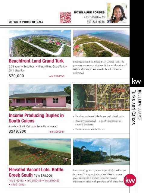 Turks & Caicos Islands Real Estate Winter/Spring 2021/22