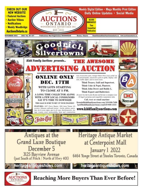 Woodbridge Advertiser/AuctionsOntario.ca - 2021-11-22