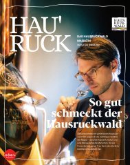 HAU'RUCK - Das Hausruckwald-Magazin / Winter 2021