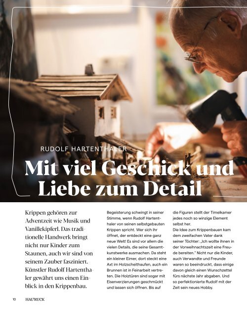 HAU'RUCK - Das Hausruckwald-Magazin / Winter 2021