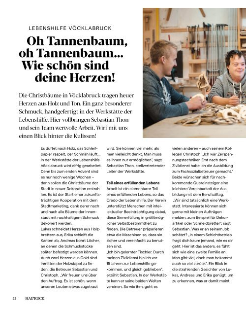 HAU'RUCK - Das Hausruckwald-Magazin / Winter 2021