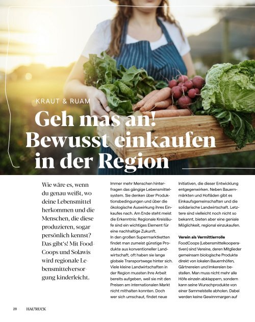 HAU'RUCK - Das Hausruckwald-Magazin / Winter 2021