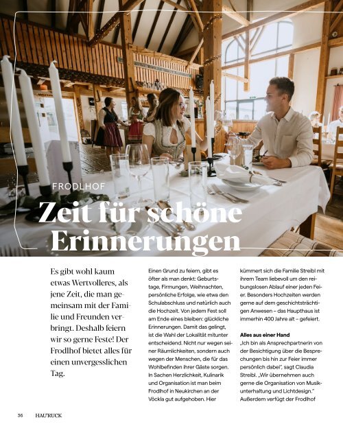 HAU'RUCK - Das Hausruckwald-Magazin / Winter 2021