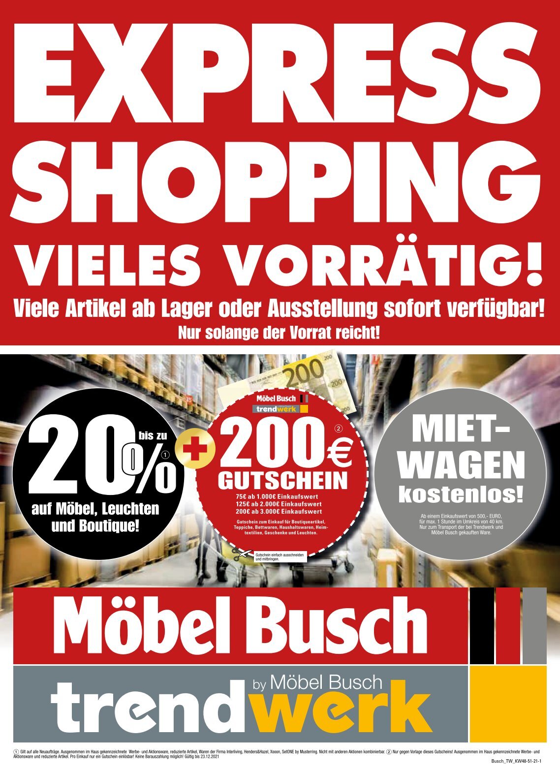50 Gratis Magazine von MOEBEL.BUSCH
