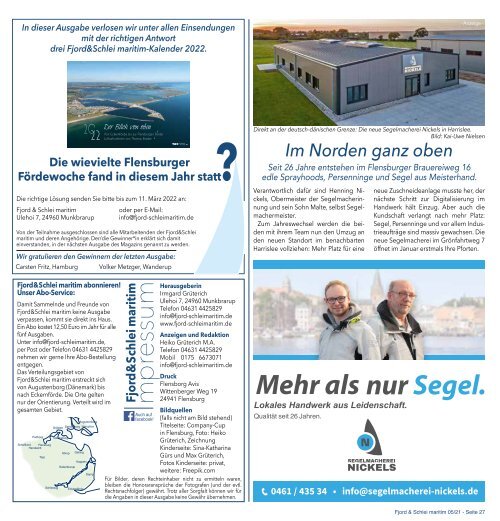 Fjord und Schlei maritim 05/2021