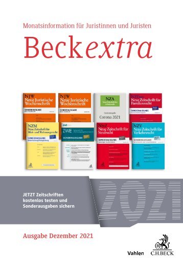 Beckextra - Zeitschriften 2021