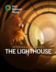 The Lighthouse programme book Cork