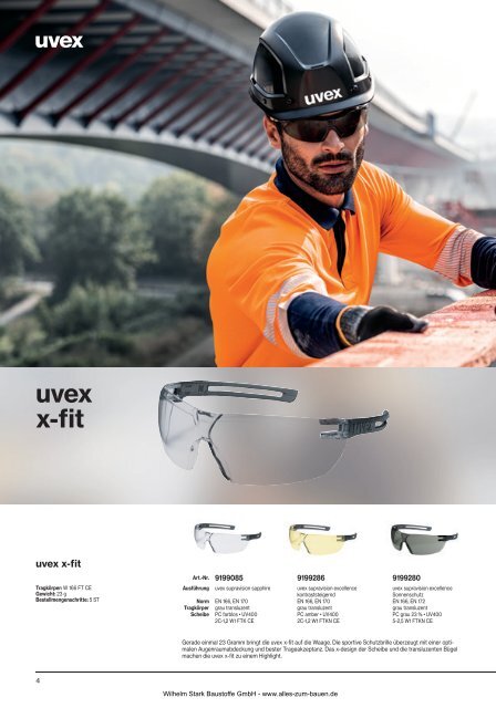 Katalog UVEX Construction 2021