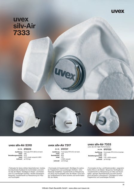 Katalog UVEX Construction 2021