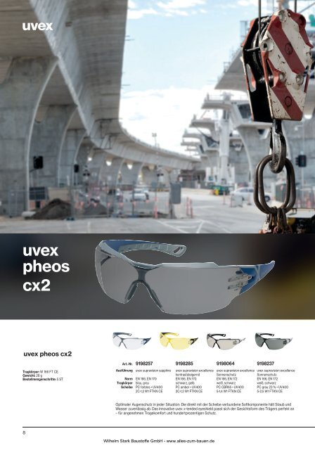 Katalog UVEX Construction 2021