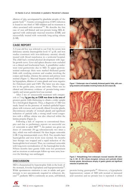 Evidence base and patients' perspective - World Journal of ...