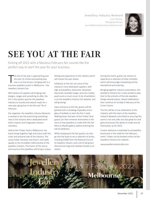 Jewellery World Magazine - December 2021