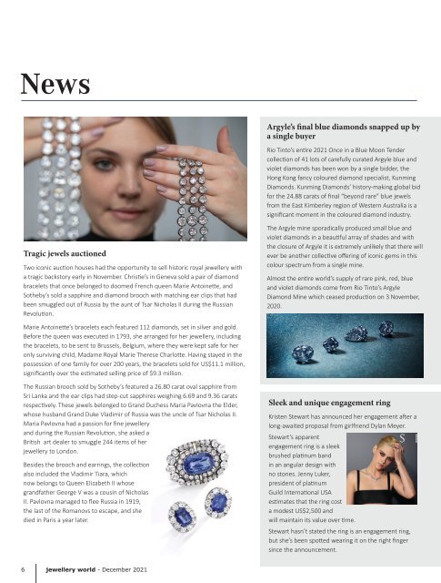 Jewellery World Magazine - December 2021