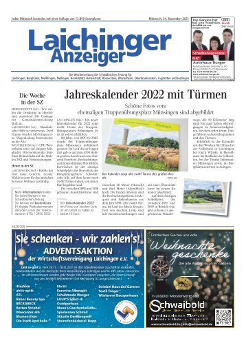 Laichinger Anzeiger 24.11.2021