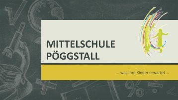 Mittelschule Pöggstall - Elterninformation