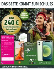Telekom Monatsflyer Dezember 2021