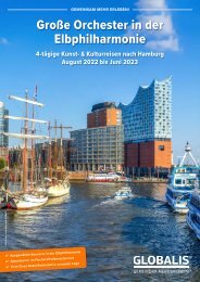 Große Orchester in der  Elbphilharmonie - 4-tägige Kunst- & Kulturreisen nach Hamburg