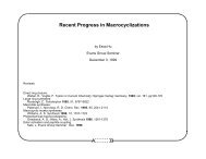 Recent Progress in Macrocyclizations A B