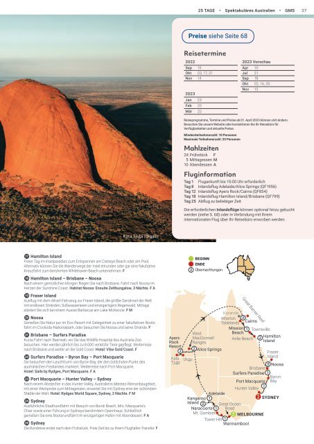 AAT Kings Gruppenreisen & Kurztouren in Australien und Neuseeland 2022/23