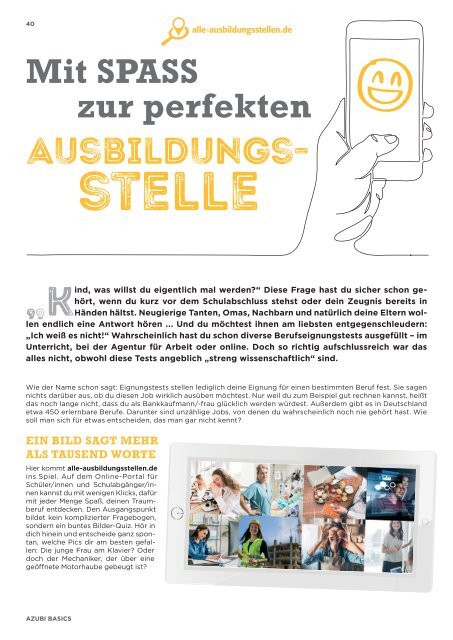 Azubi Basics Ausbildungs-Wissensmagazin OWL 2021/22 - Ausgabe 370AB