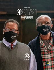 UMS 2020/21 Annual Report
