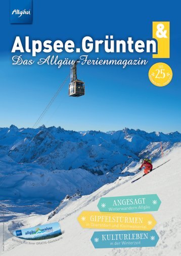 Alpsee Grünten & - Das Allgäu Ferienmagazin "Ausgabe 25"