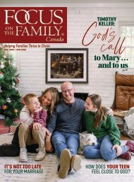 Focus on the Family Magazine - December 2021/January 2022