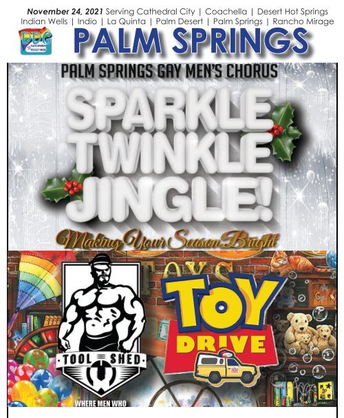 DDG November 24 2021. The only weekly local Gay Guide in print, now in its 26th year.