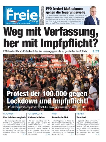 Weg mit der Verfassung, her mit der Impfpflicht?