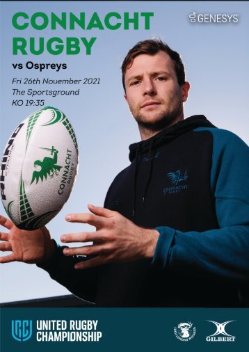 Connacht vs Ospreys URC Digital Match Programme