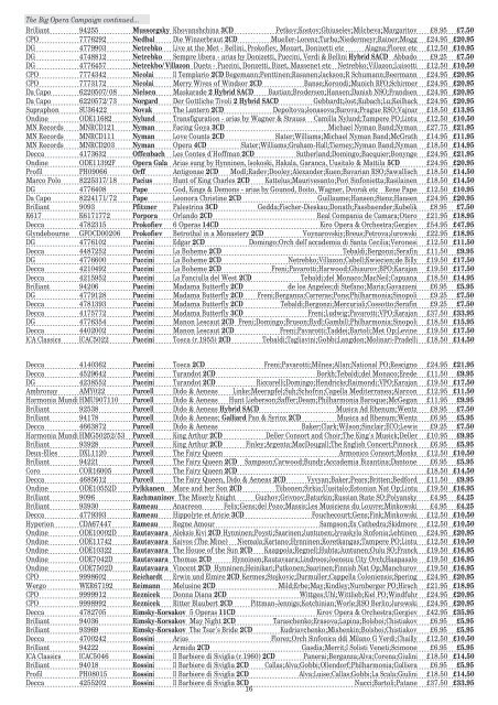 MARCH 2012 LIST This monthly listing is available to ... - Europadisc